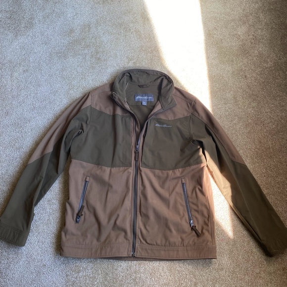 Eddie Bauer Olive and Khaki Jacket - Picture 1 of 2